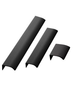 Edge Straight Profiilkäepide - Harjatud Must - Furnipart