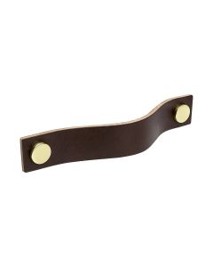 Käepide Loop - Pruun nahk / Messing - Beslag Design