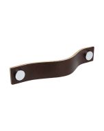 Käepide Loop - Pruun nahk / Kroom - Beslag Design